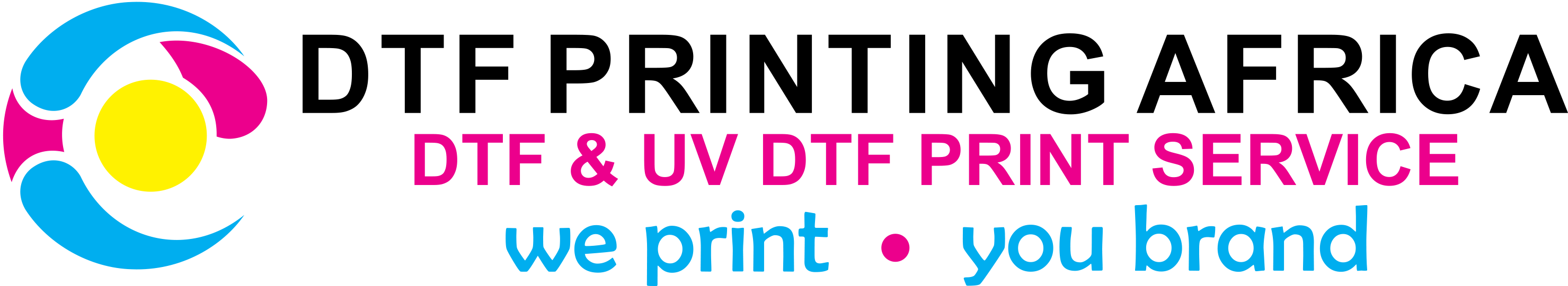 DTF Printing Africa Full Colour Logo (Black Back Ground).cdr