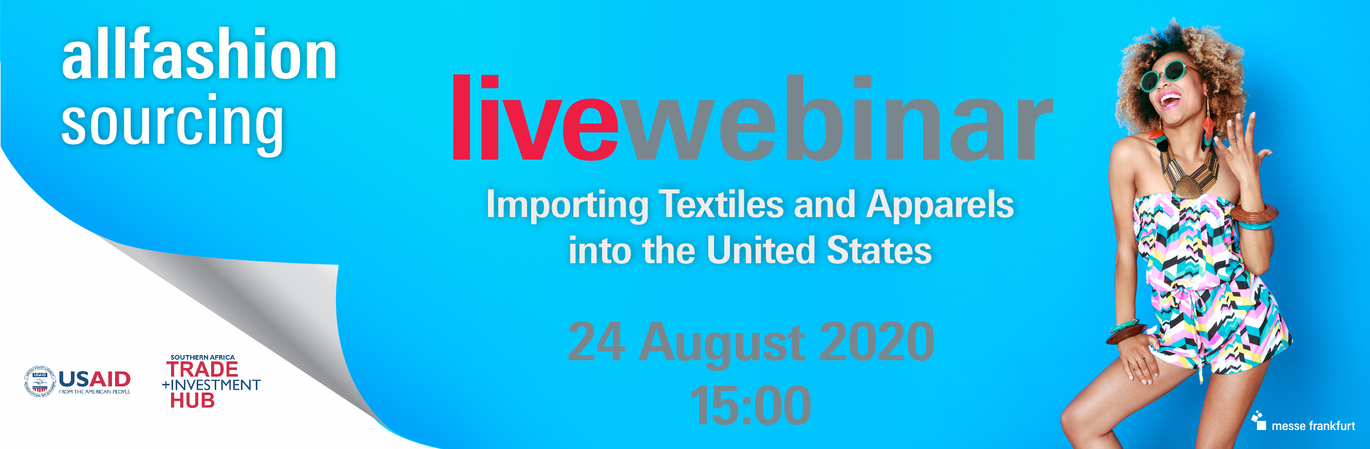 AFS Webinar Zoom Banner - Importing Textiles and apparels into the United States  - 17.08.20
